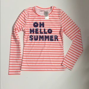 🍭2/$10 Old Navy Girls size Large Rash guard